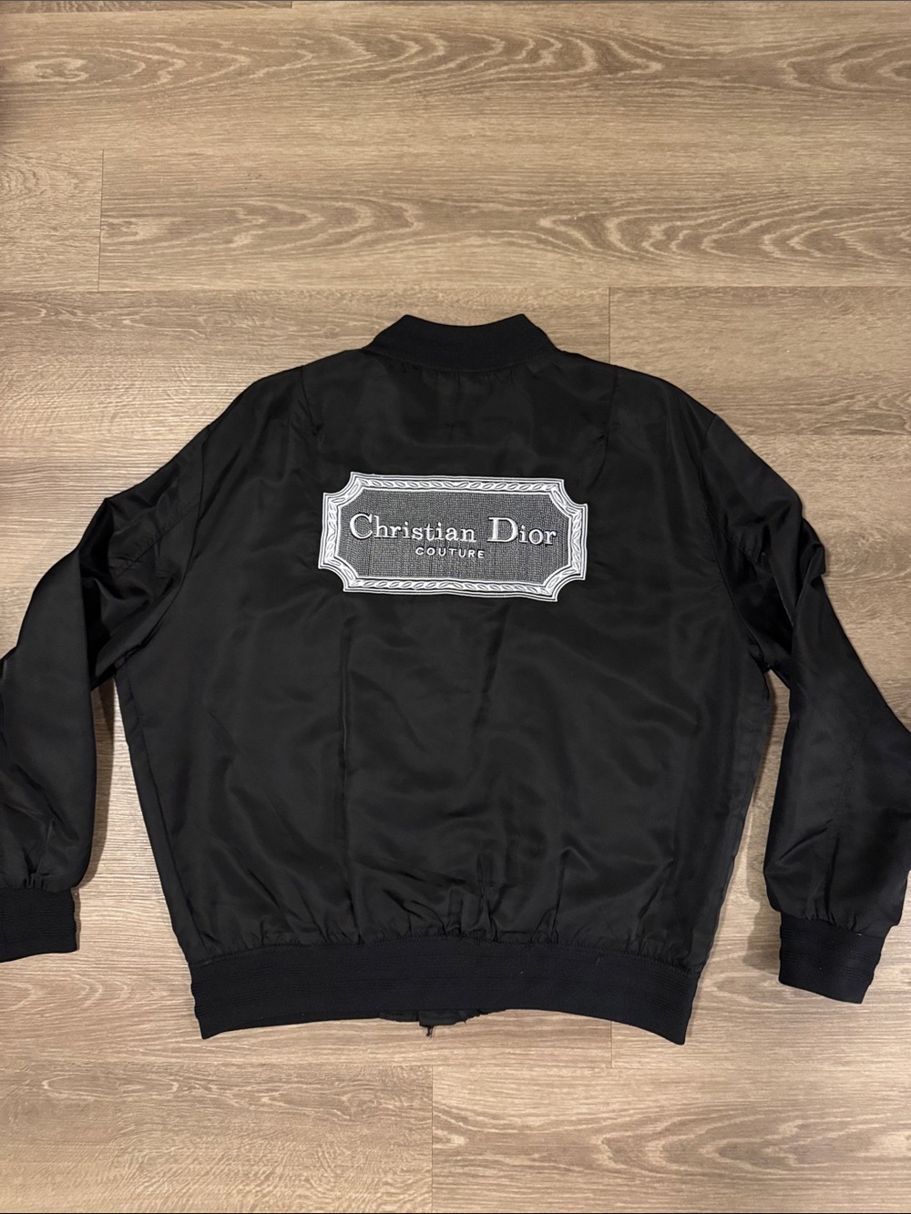 Dior Couture Men's Black Bomber Jacket